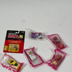 Cereal Box 5 Diecast Cars 4 Hot Wheel Sealed Cars & Racing Champions 1:144 Sc